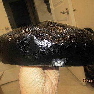 Patent Leather Beret